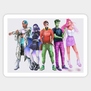 TT Teen titans final Sticker